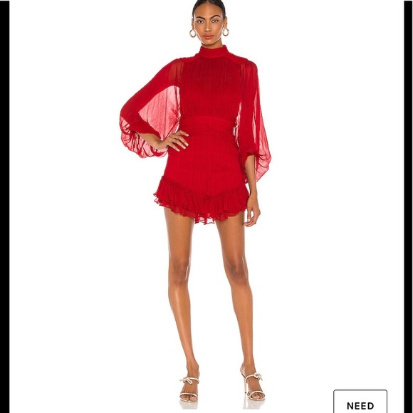 Shona Joy Dresses & Skirts - Shona Joy Clemence long sleeve mini dress sz 4